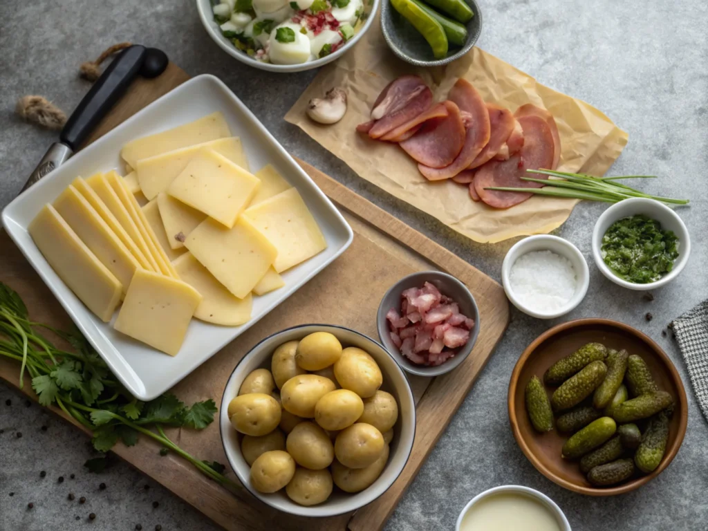 Hands slicing cheese with vibrant lighting in a cozy kitchen setting.