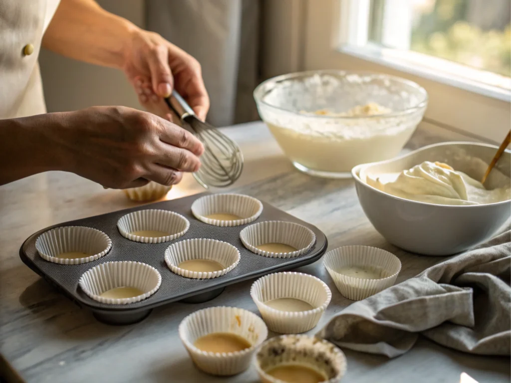 Preparation process of cupcake