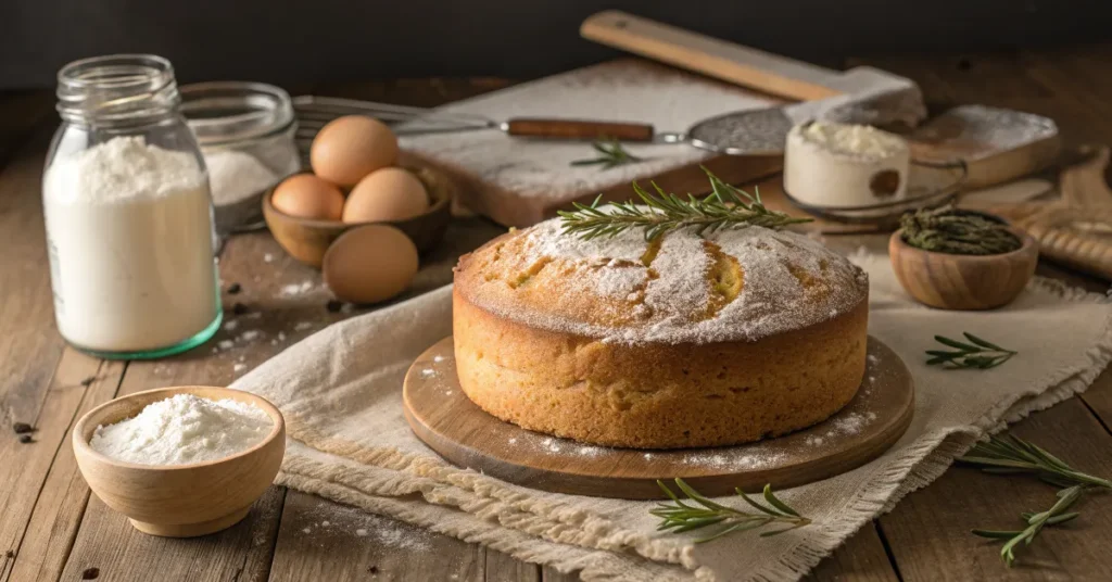 Rustic Sourdough Cake